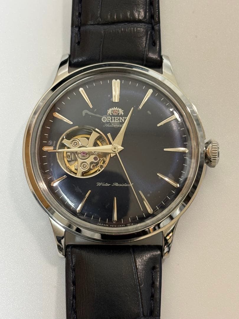 【未使用品】オリエント バンビーノ 自動巻 オープンハート RN-AG0008L