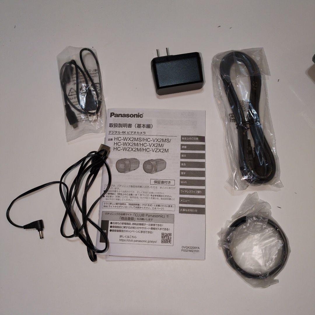 【Panasonic】パナソニック　 HC-VX2MS 4K ビデオカメラ　美品