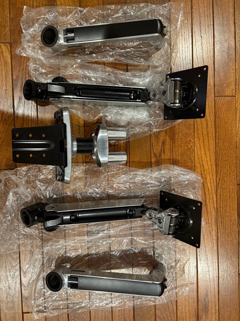 エルゴトロン LXデュアルモニターアーム サイドバイサイド アルミニウム