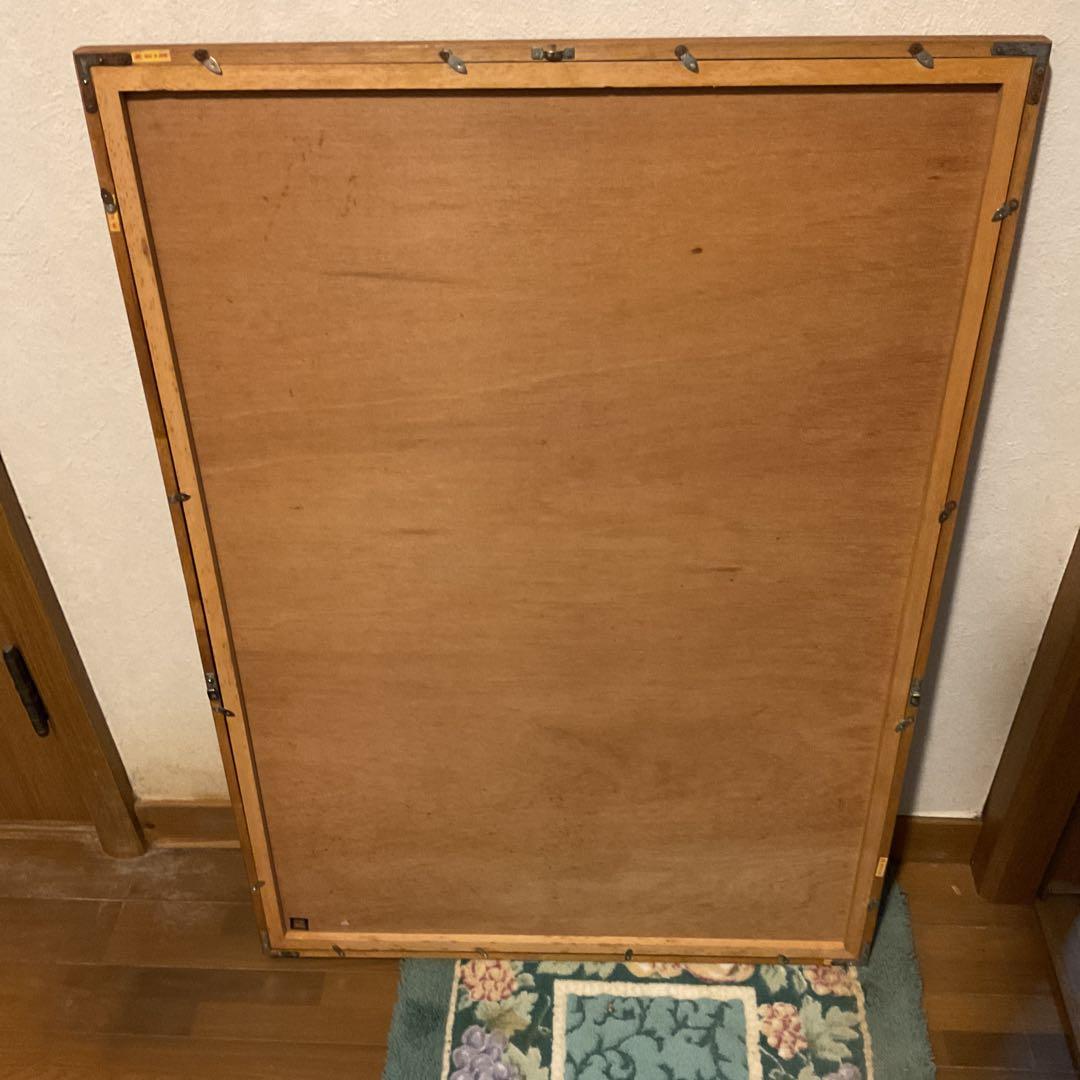 棟方志功 布版画 《 柳 緑 花 紅 施 無 界 図 》 未鑑定の為模写