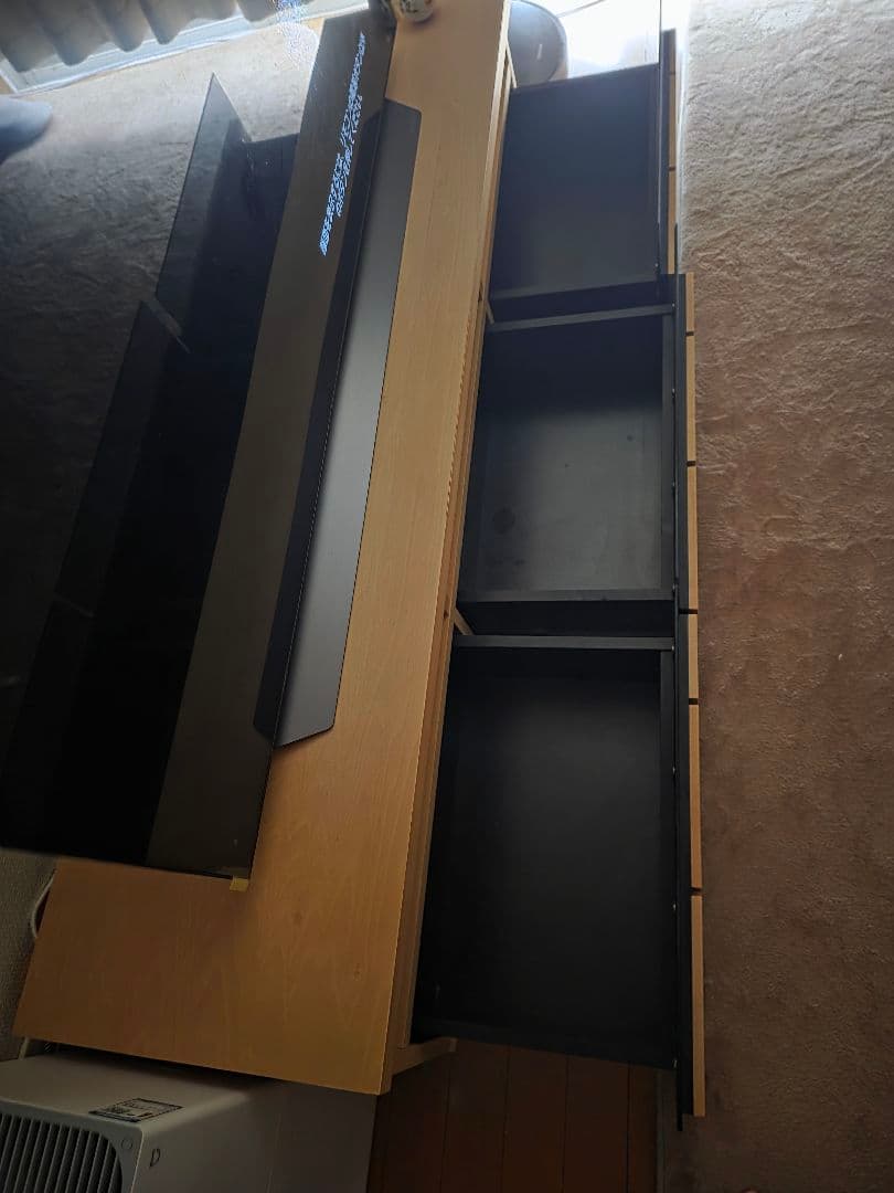 ナチュラルウッド テレビ台 ブロックデザイン