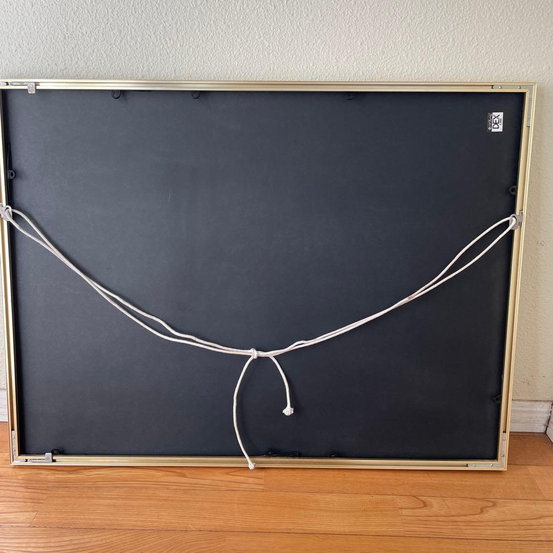 本間武男　版画[原生花園　Ⅲ] 350/49 サイン入り