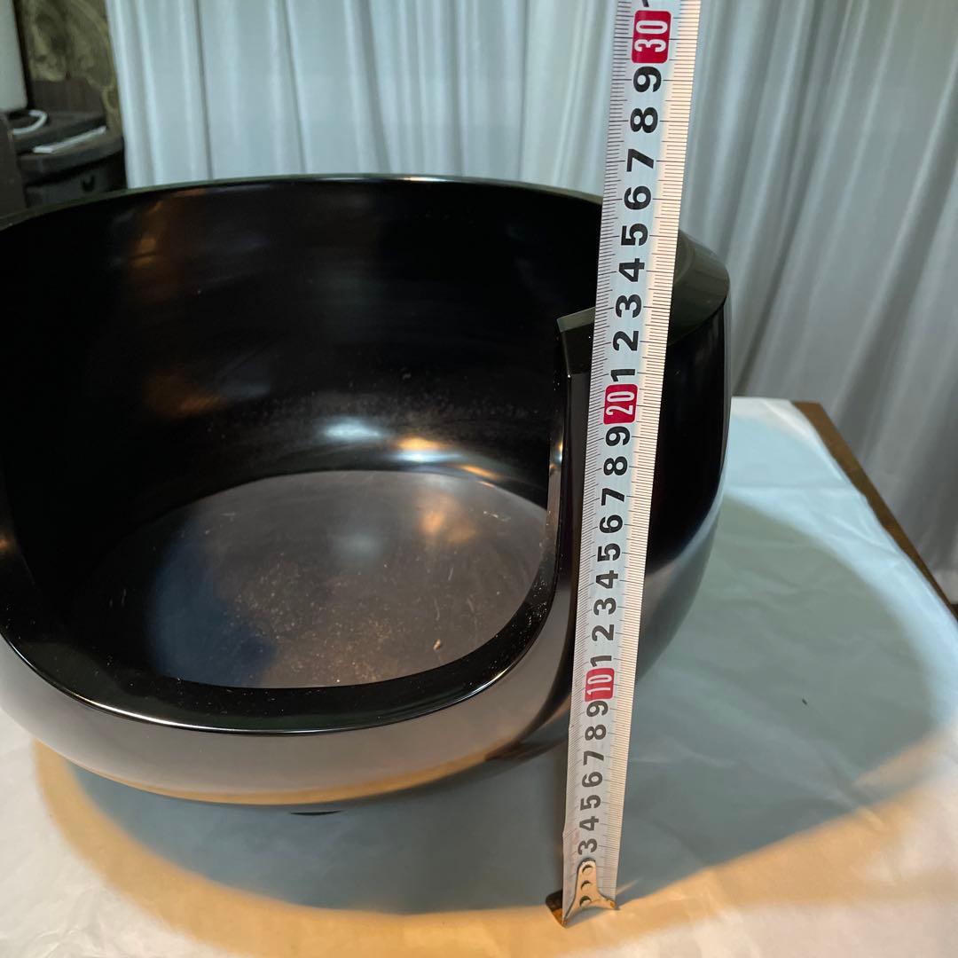 黒面取風炉　桂窯　崇白造