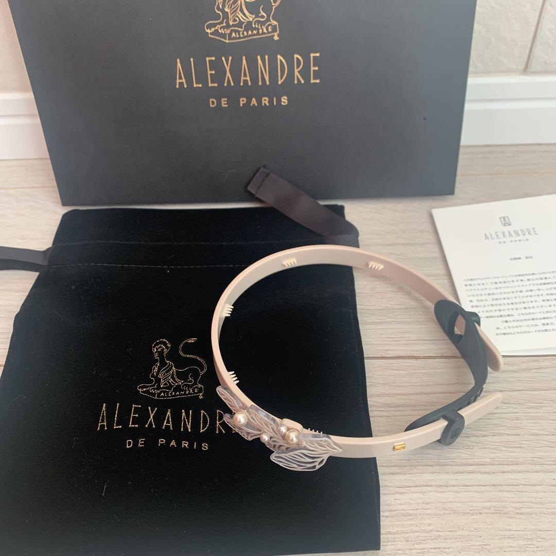 ゆり⭐︎2021年秋冬モデル　アレクサンドルドゥパリ　カチューシャ　三越限定