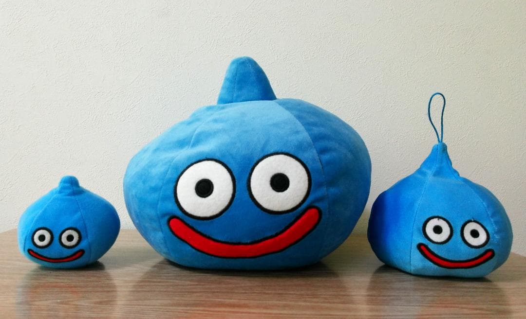 ドラゴンクエスト 大小スライム・デビルスライム 　ぬいぐるみ　4点セット　当時品