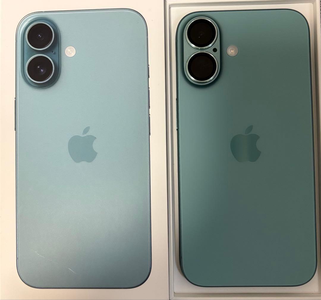 Apple iPhone 16ティール本体