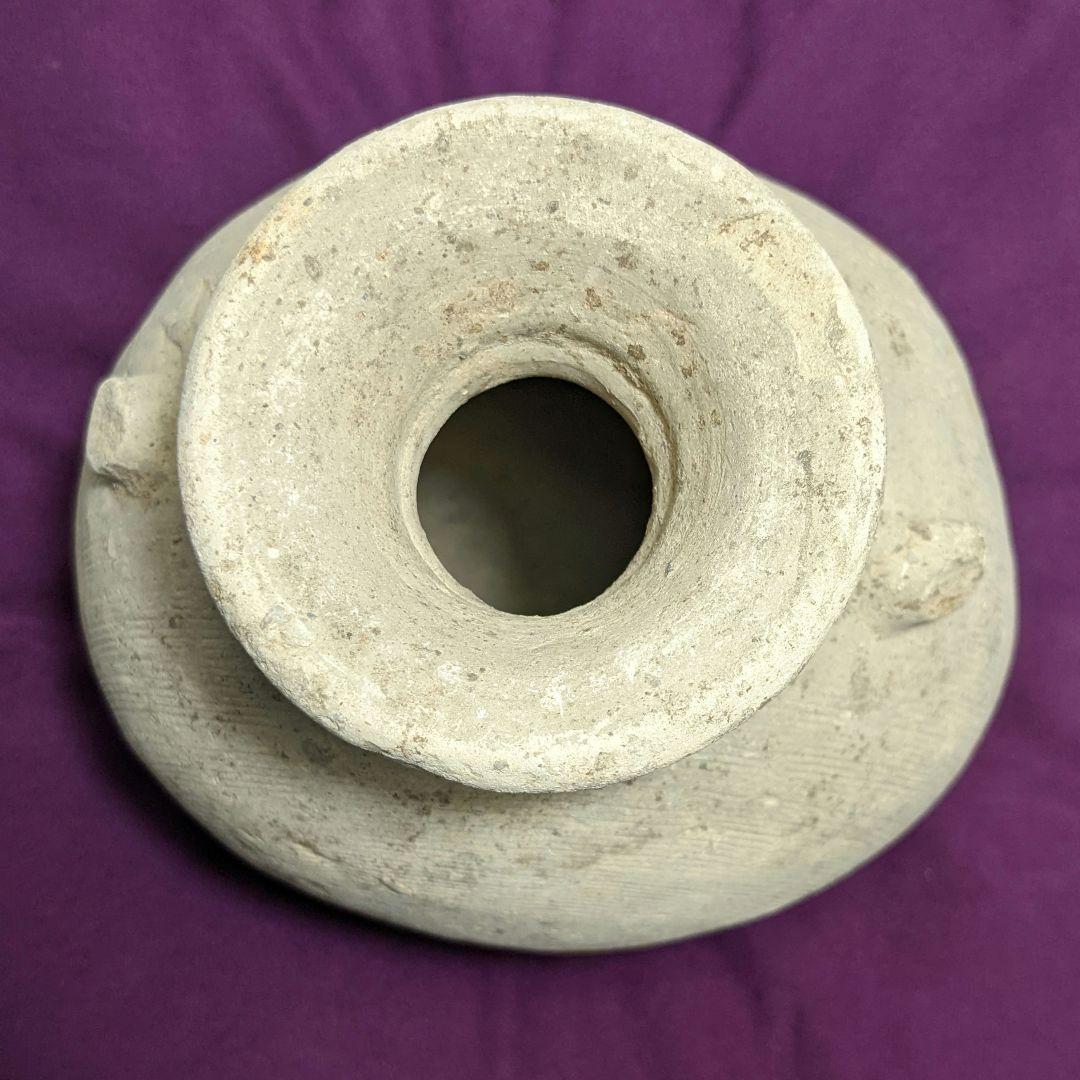 須恵器の写し 提瓶 倣古 古陶写し 模倣品 置物 インテリア コピー 飾り物