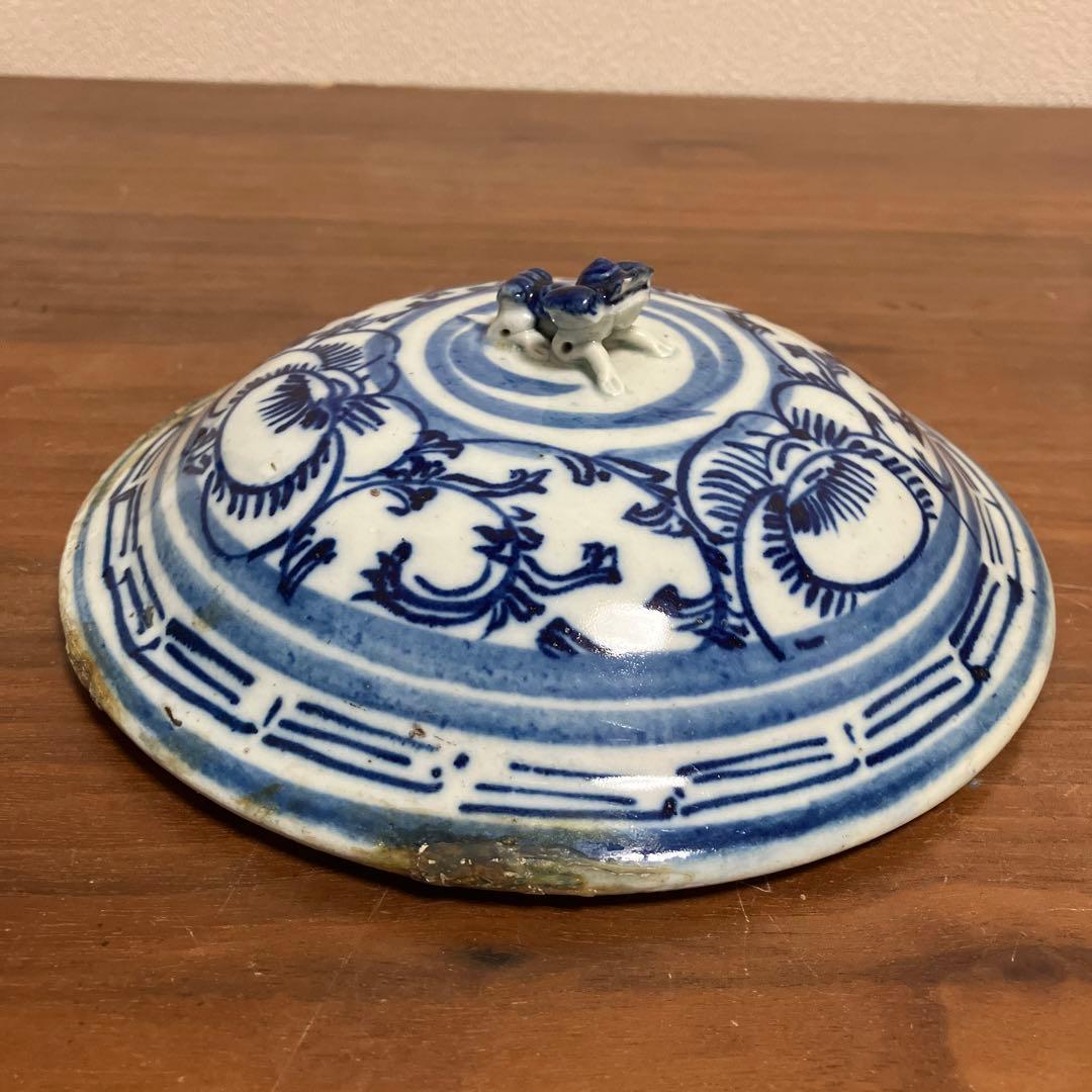 中国？ 壺 蓋 当時物 骨董 アンティーク 昭和レトロ