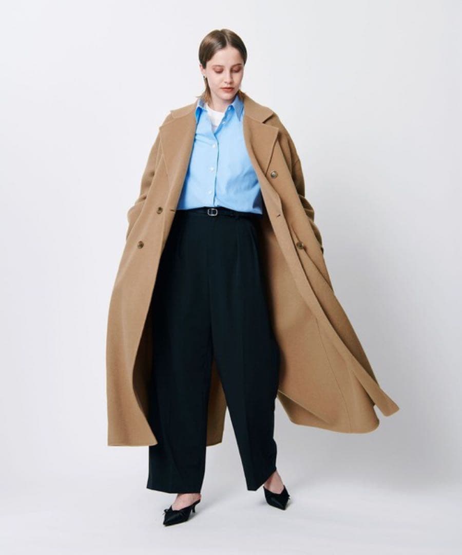 新品N.O.R.Cダブルロングリバーコート　チェスターコート