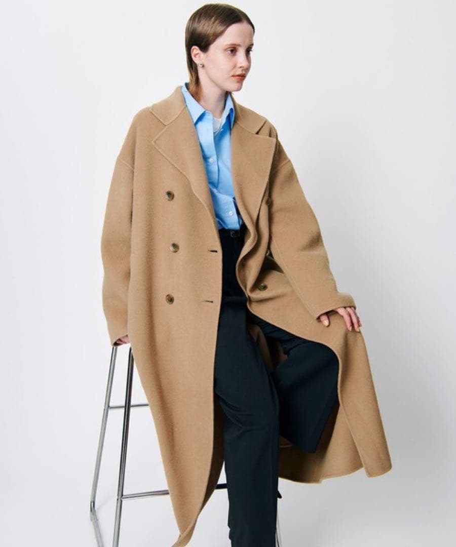 新品N.O.R.Cダブルロングリバーコート　チェスターコート