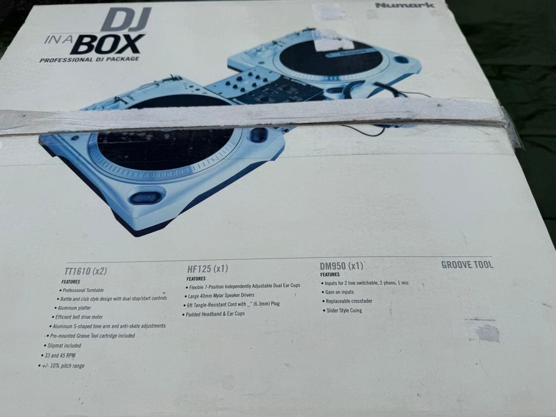 NUMARK ヌマーク　DJ BOX SET TT1610✖️2台➕ミキサーセット