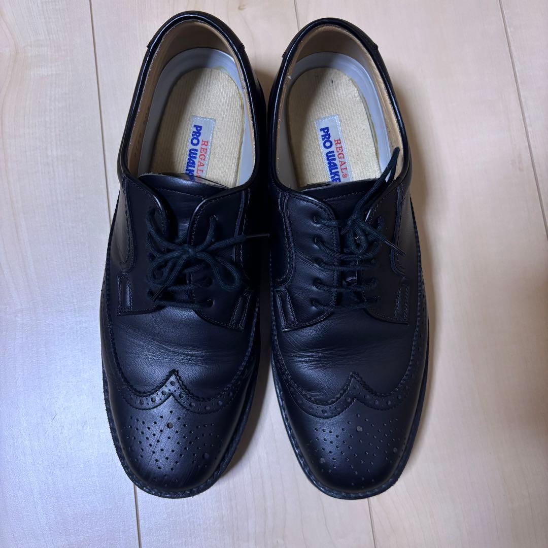 【美品】REGAL 革靴 レザースニーカー ビブラムソール 25.5cm