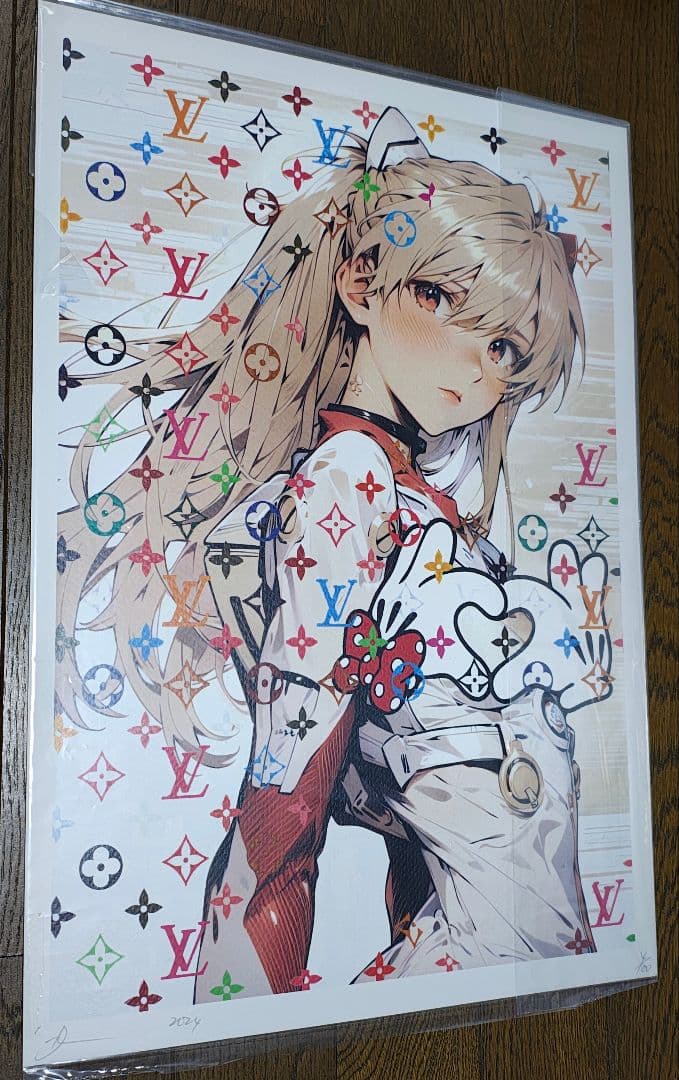DEATH NYC アートポスター 証明書付き エヴァ アスカ ラングレー