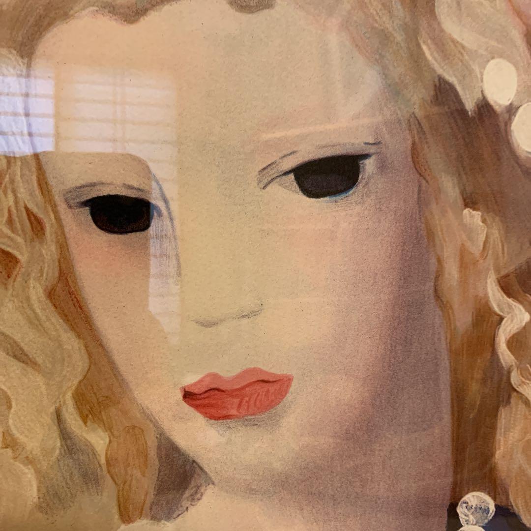 マーリー・ ローランサン　　絵画　　リトグラフ　　アンティーク　コレクション