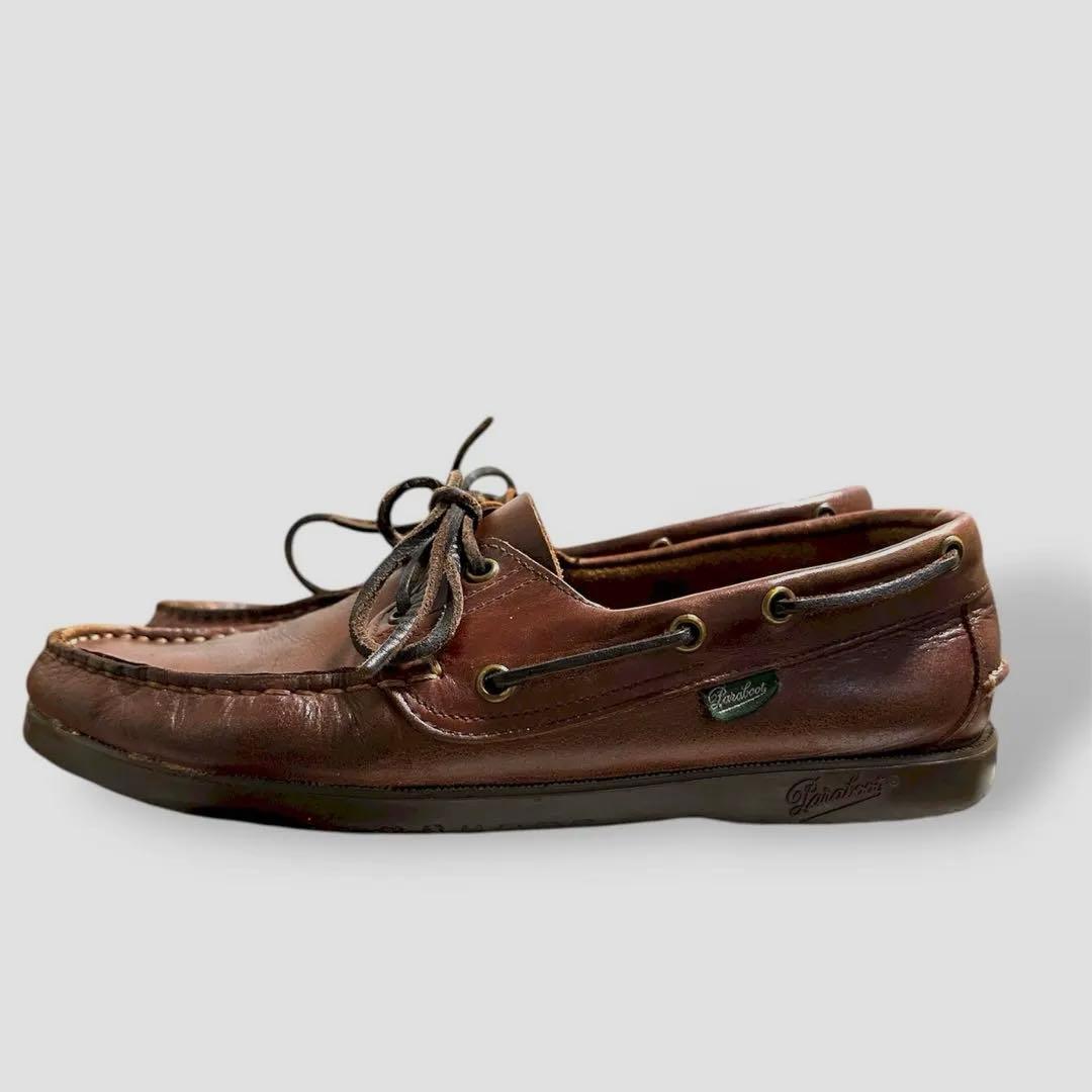 Y*A様 Paraboot 革靴　レザー　本革BARTH MARRON デッキシ