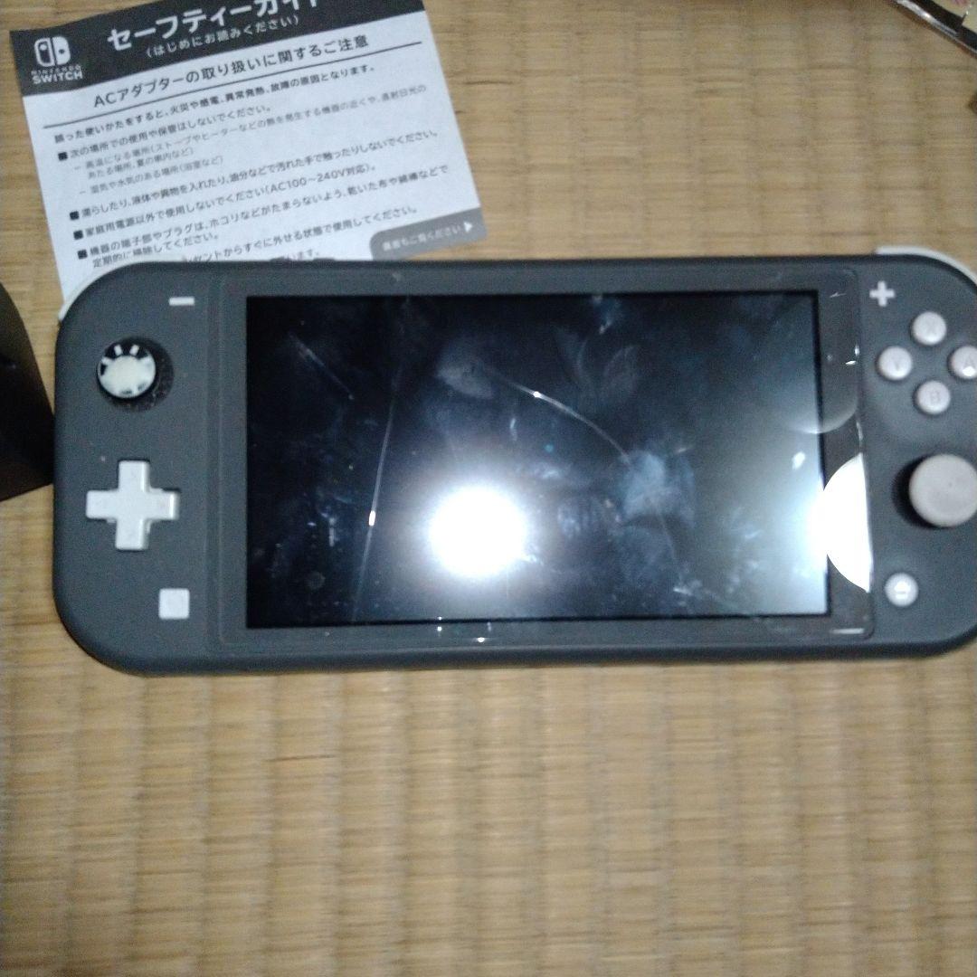 d*3様 Nintendo Switch Lite グレー 本体　箱付き