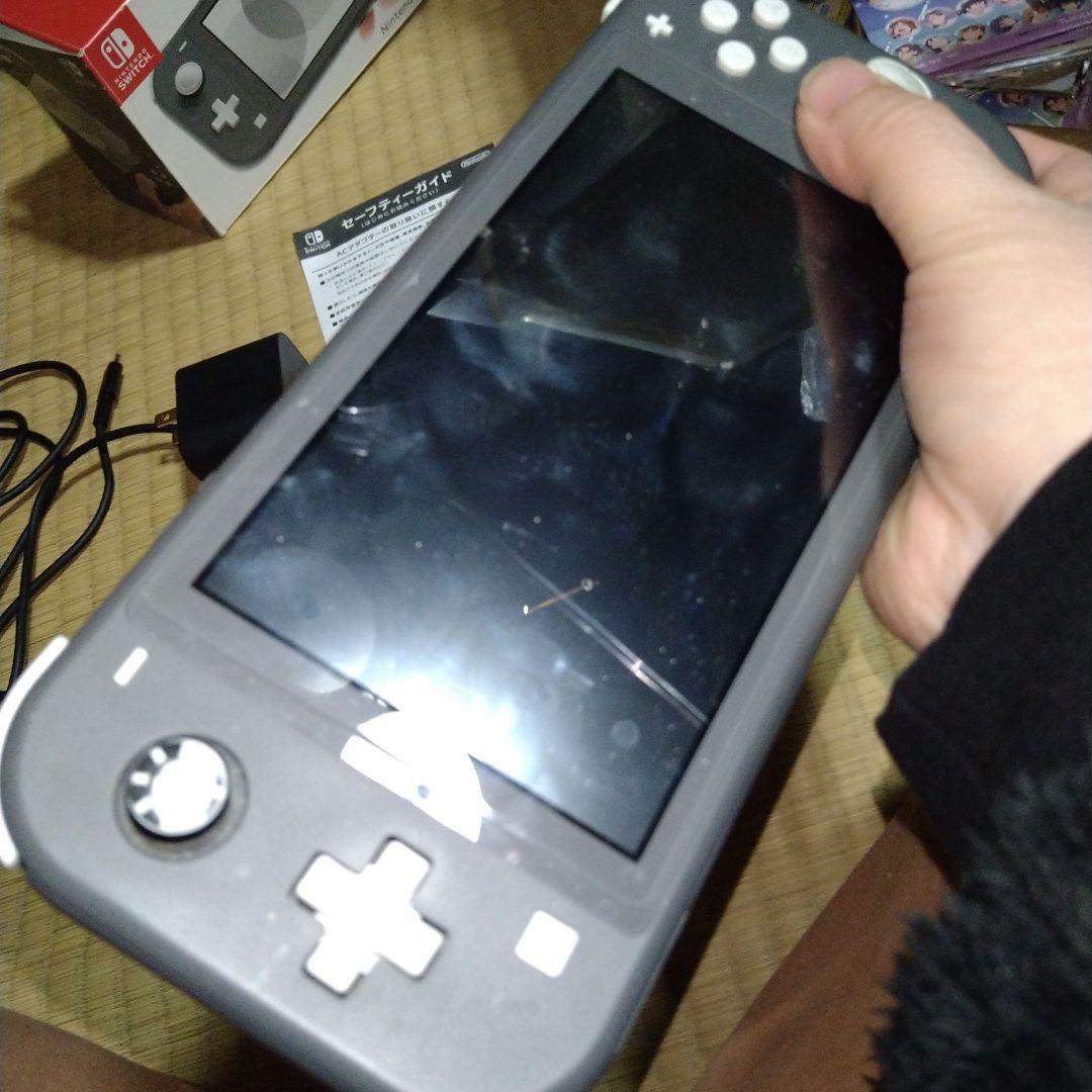 d*3様 Nintendo Switch Lite グレー 本体　箱付き
