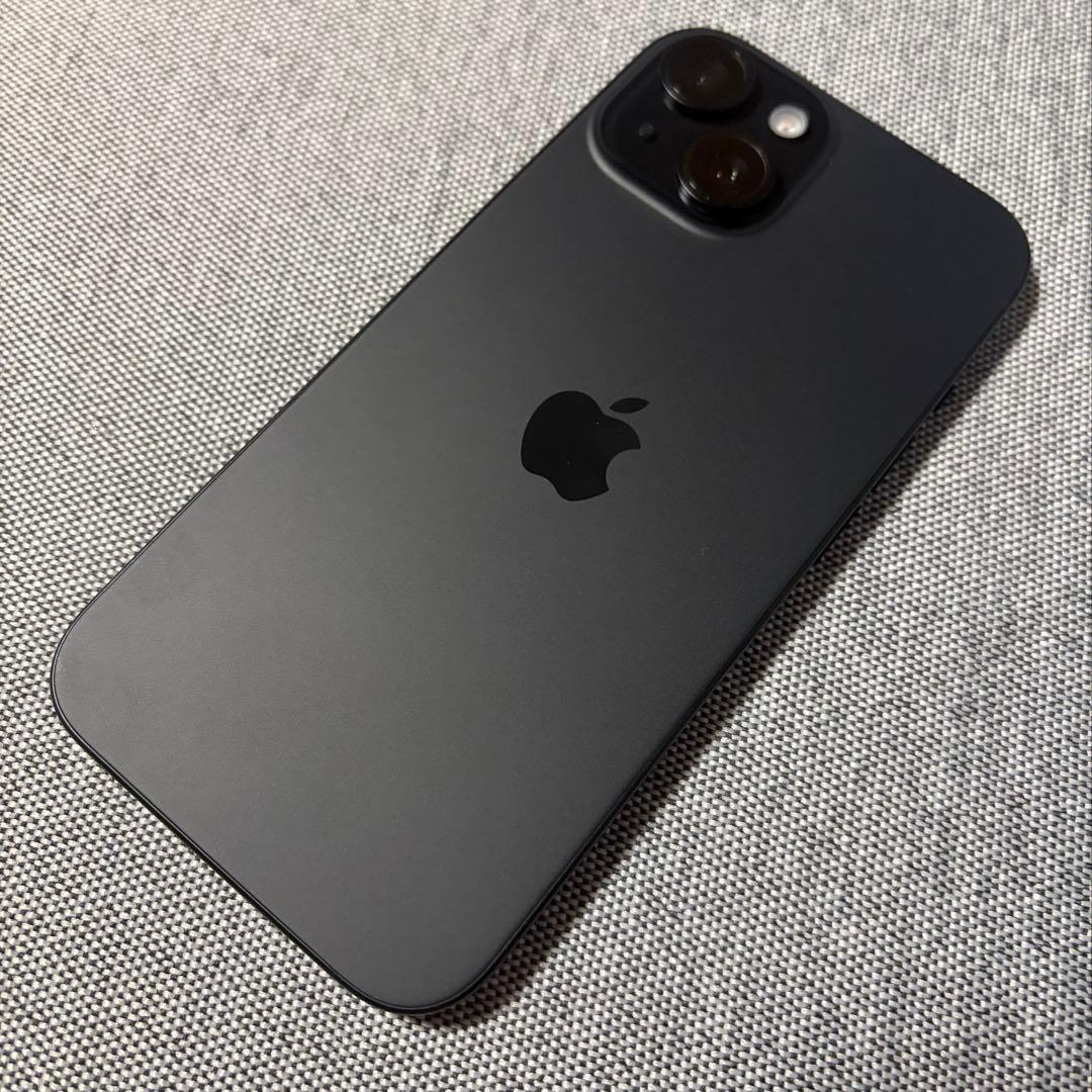 【美品】iPhone15 128GB ブラック SIMフリー