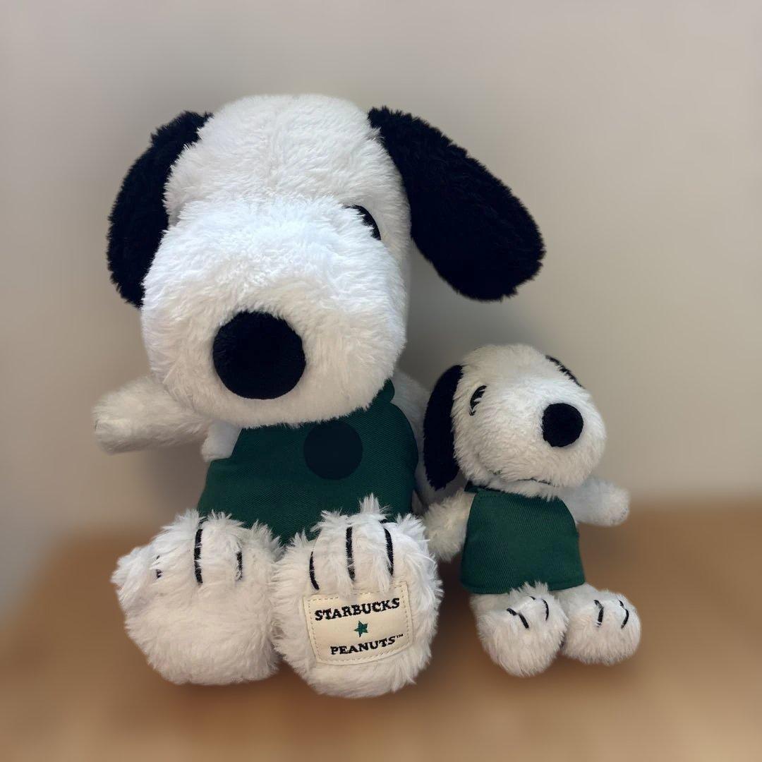 【お値下げ】スターバックス　スヌーピー　ぬいぐるみ2点セット