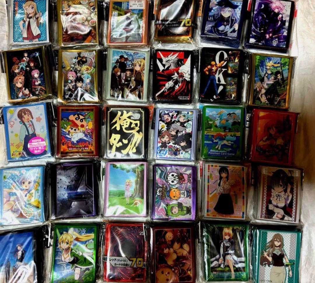 【大量】キャラクタースリーブ まとめ売り166個セット