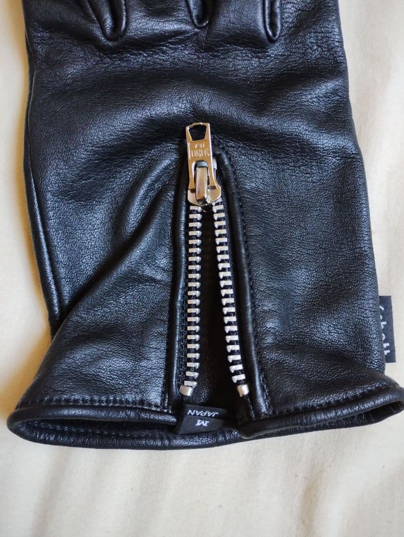 Schott ZIP LEATHER GLOVE M 美品