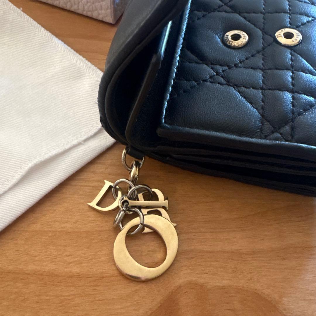 Dior 財布　ウォレット　Lady Dior Lotus ウォレット　ブラック
