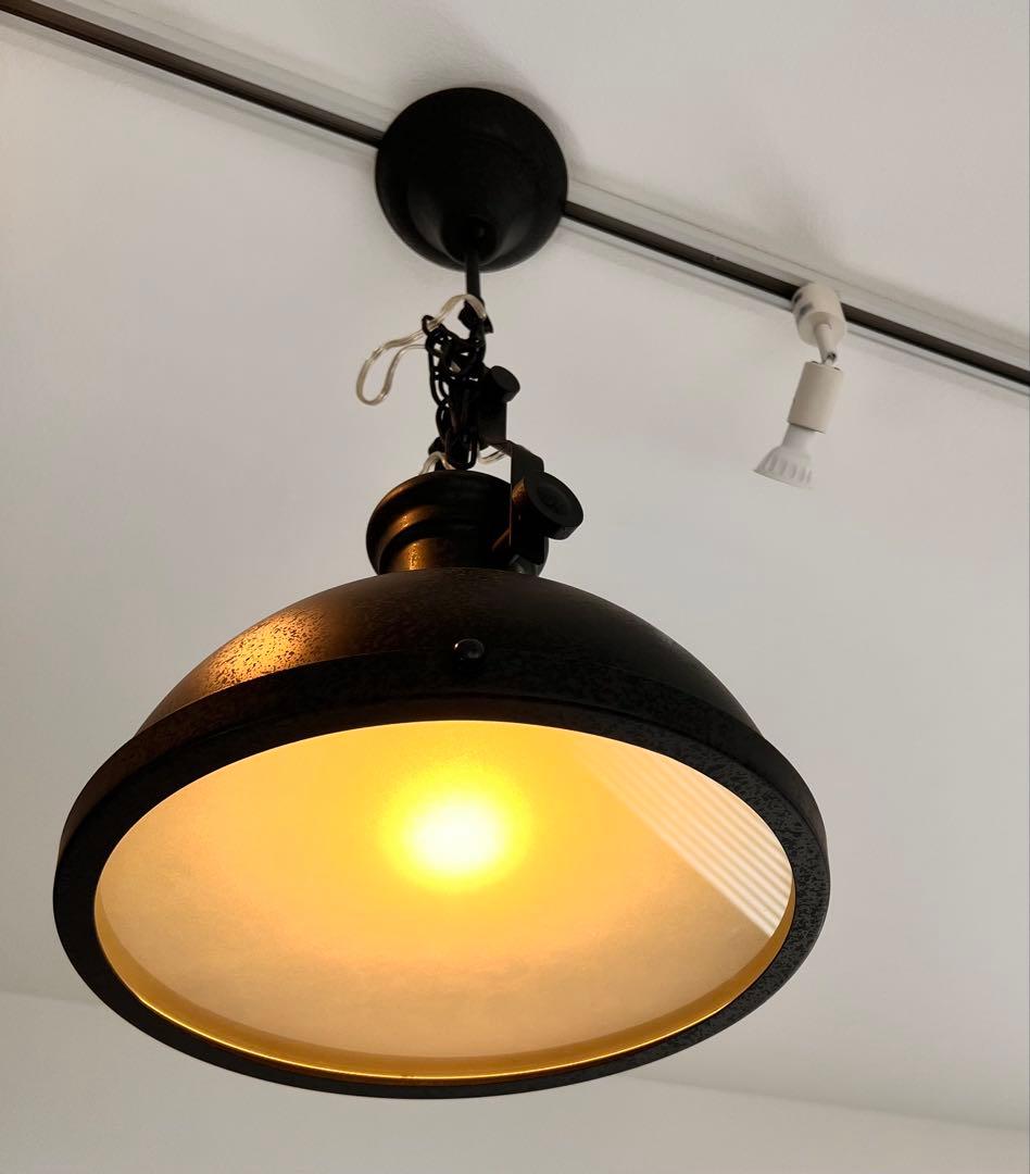 2個セット　インダストリアル　ペンダントライト　ブラック