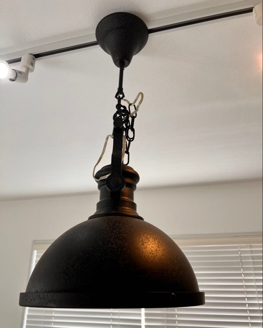2個セット　インダストリアル　ペンダントライト　ブラック