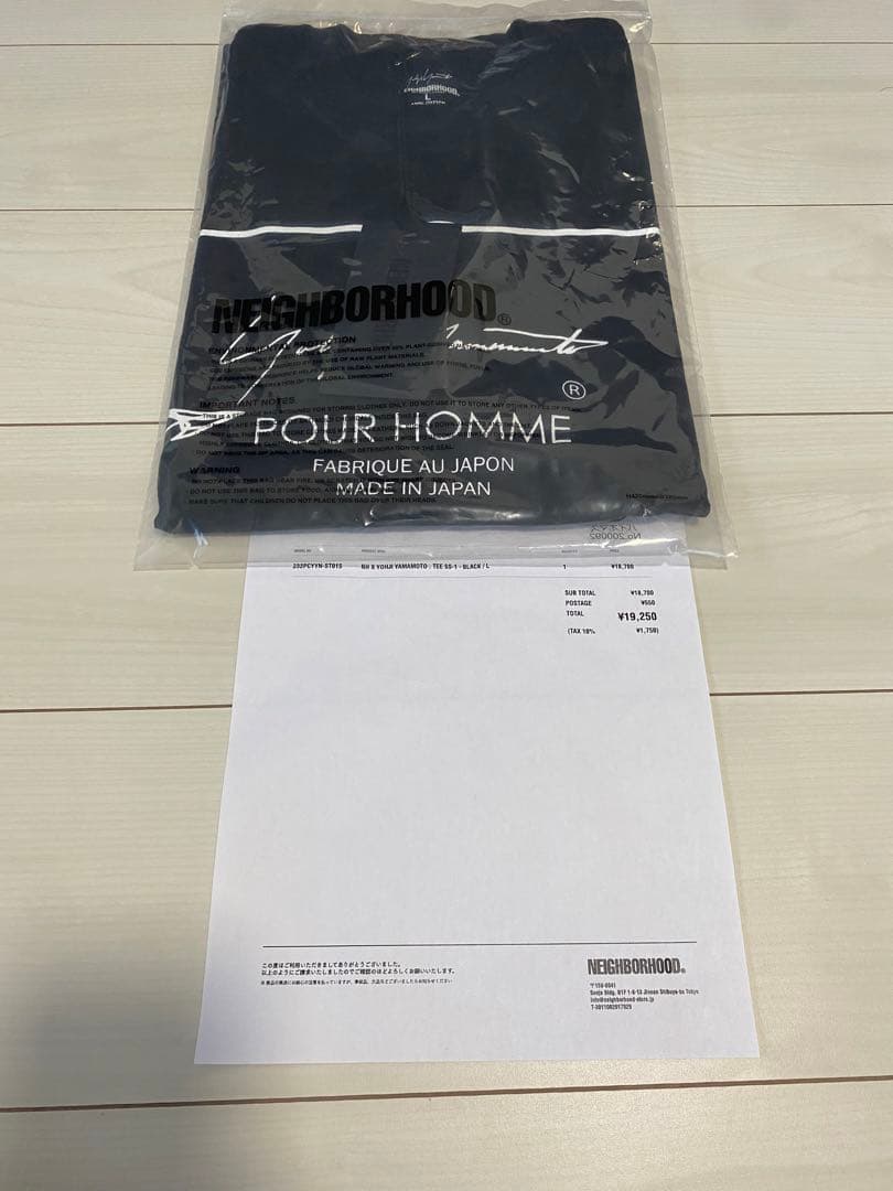 232PCYYN-ST01S NH X YOHJI YAMAMOTO T Ｌ