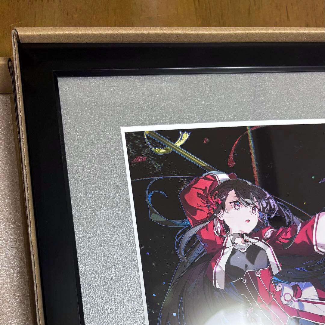 結城友奈は勇者である 郡千景 くじ引き堂 複製サイン入りキャラファイングラフ