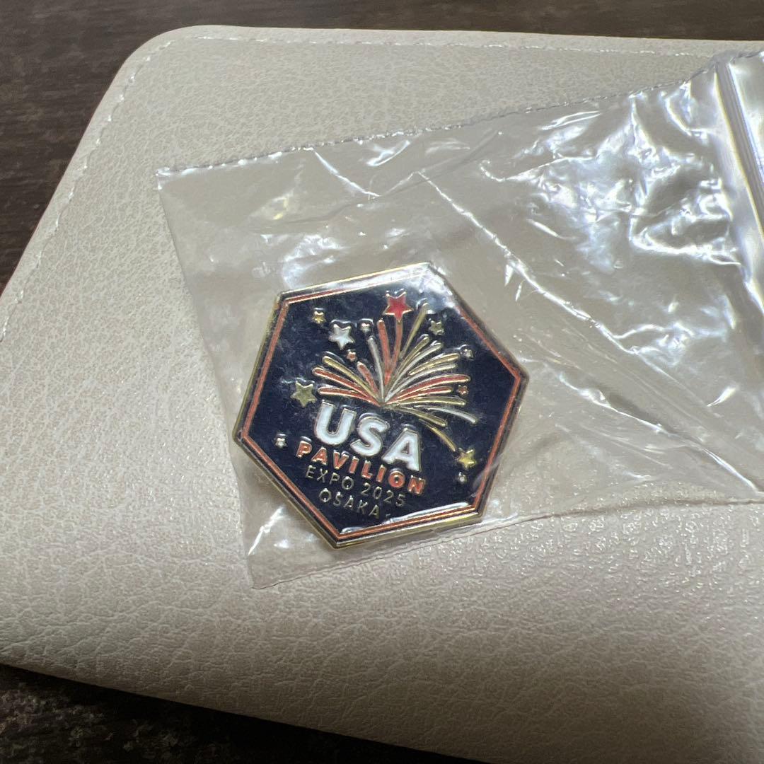 USA Pavilion Expo 2025 ピンバッジ(非売品)