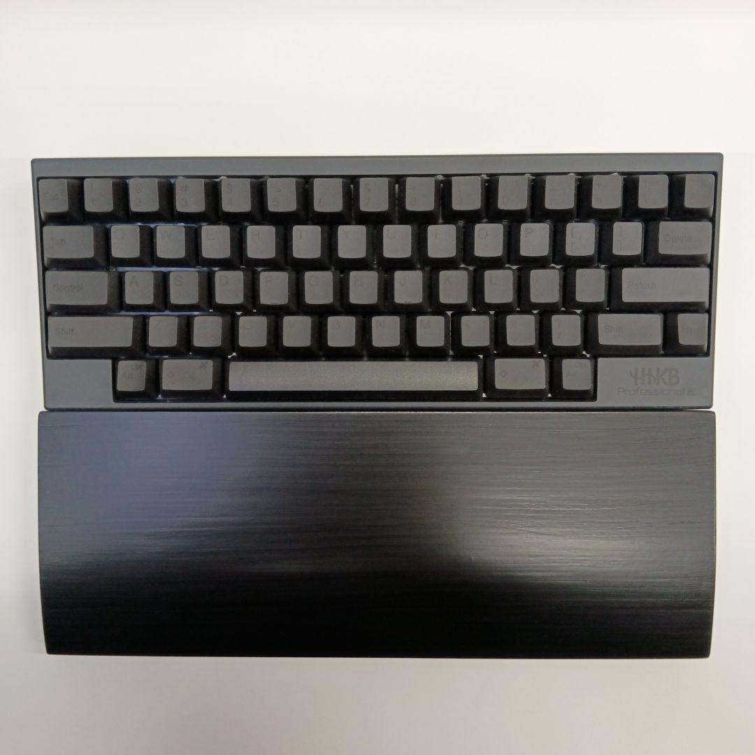 パイン集成材 HHKB用 手作りパームレスト兼キーボードルーフ シン漆黒