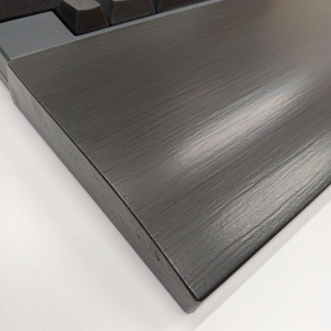 パイン集成材 HHKB用 手作りパームレスト兼キーボードルーフ シン漆黒