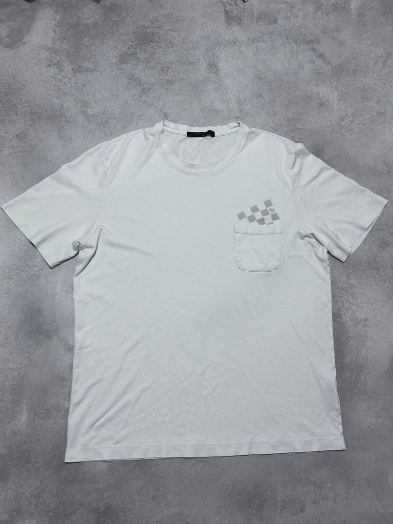 【メルカ】LOUIS VUITTON ホワイト TシャツXLサイズ
