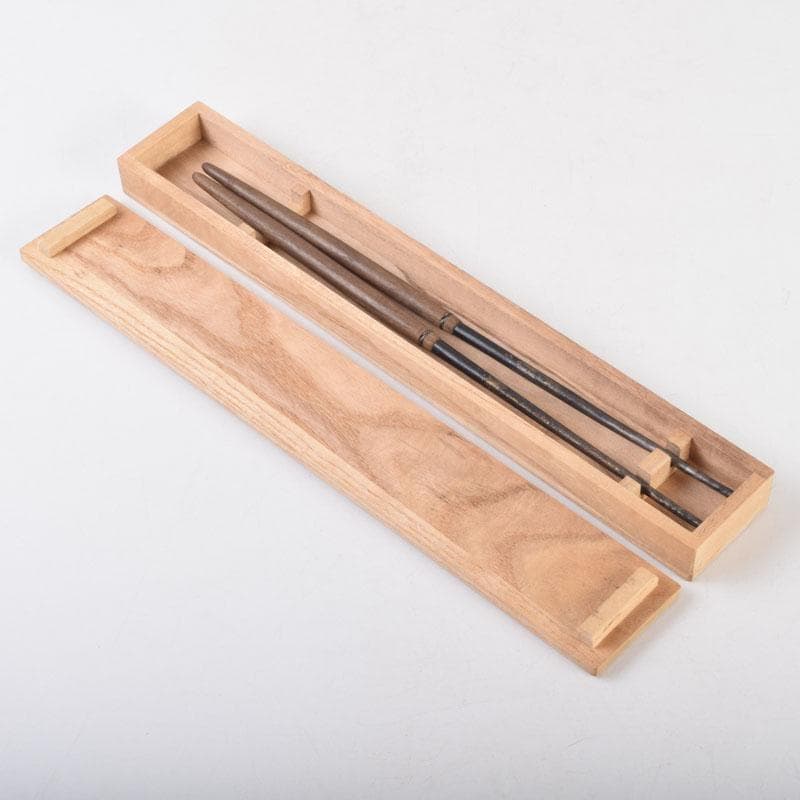 茶道具　金工師　木村清五郎造　美津火箸　共箱　C　8675