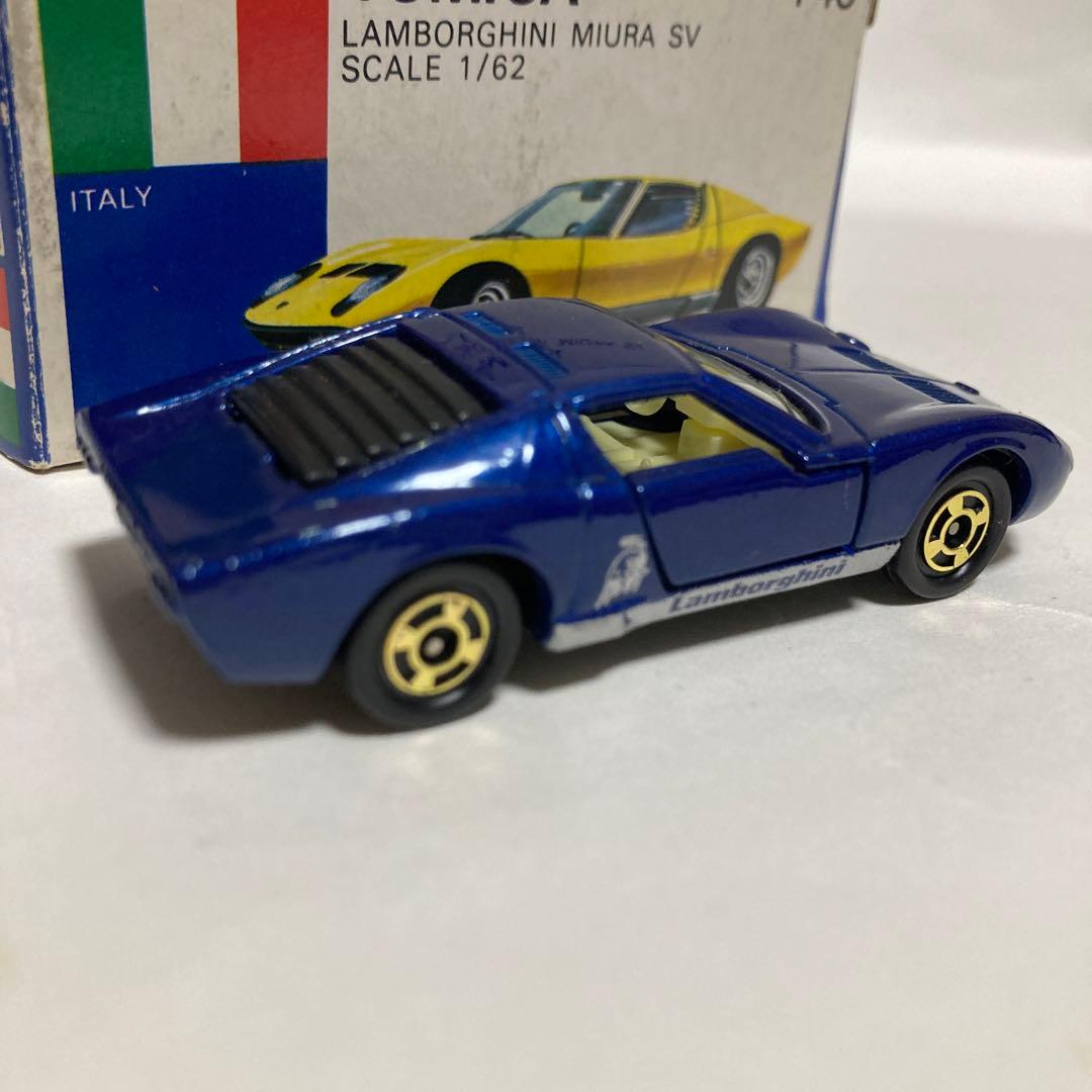 トミカ外国車シリーズ、ランボルギーニミラSVです。日本製