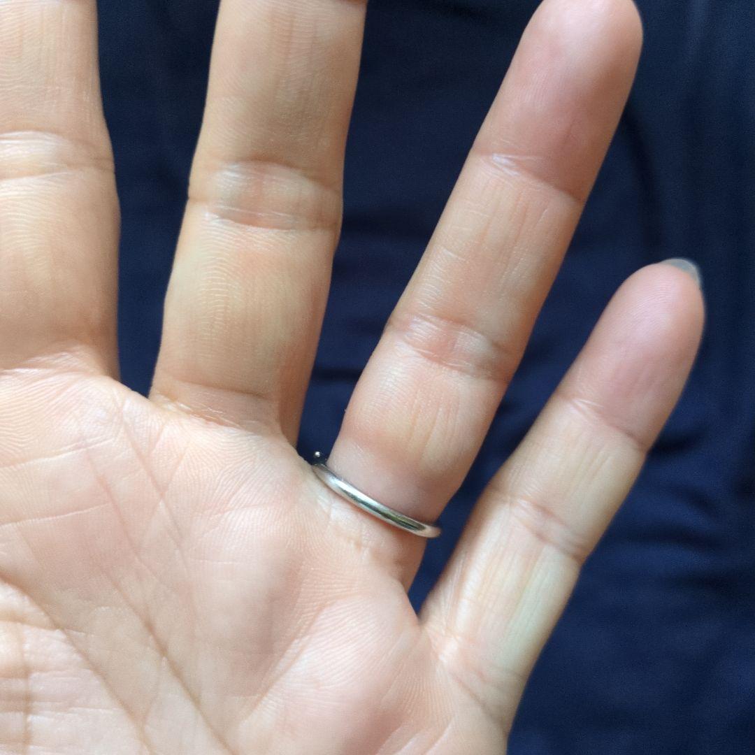 ティファニー スワンリング ダイヤモンド pt950 10号