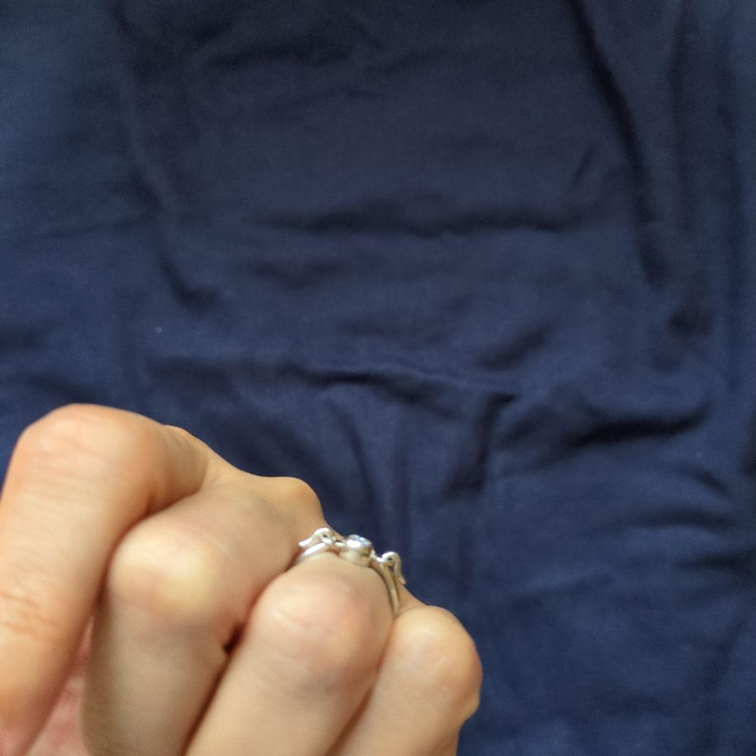 ティファニー スワンリング ダイヤモンド pt950 10号