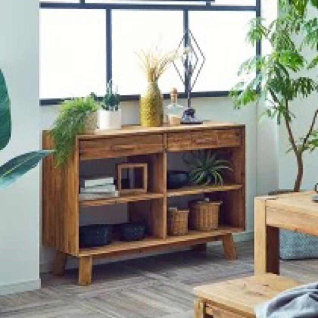 【16日限定値下げ】シェルフ 収納棚 ヴィンテージ 無垢 天然無垢 カフェ本棚