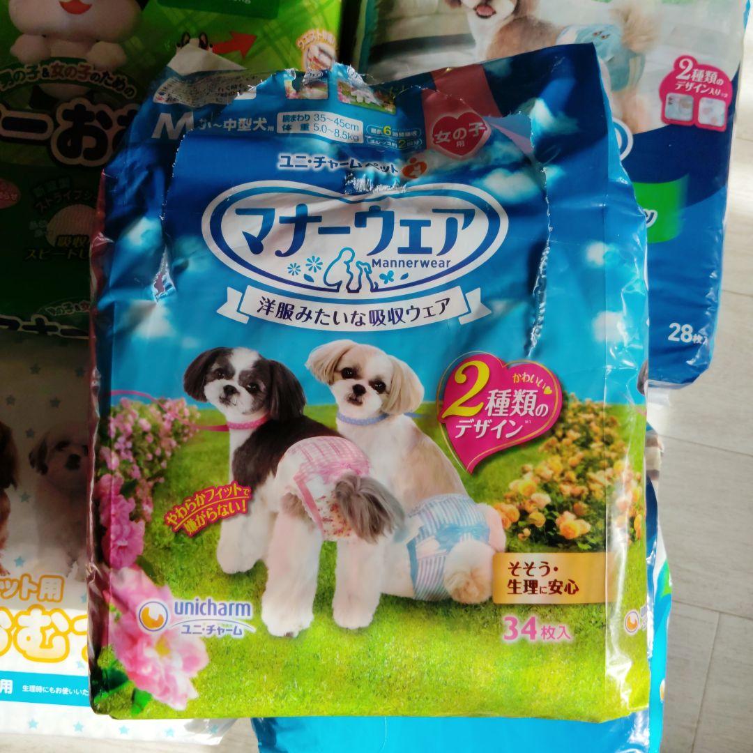 犬用おむつМ１８０枚　P'One ユニ・チャーム他