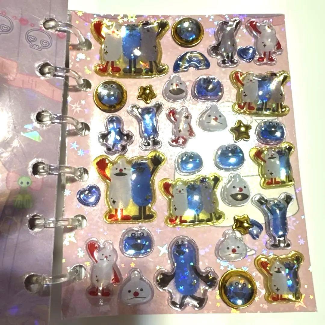 マイメロ シール帳 ボンボンドロップシール 完成品 手帳変えました