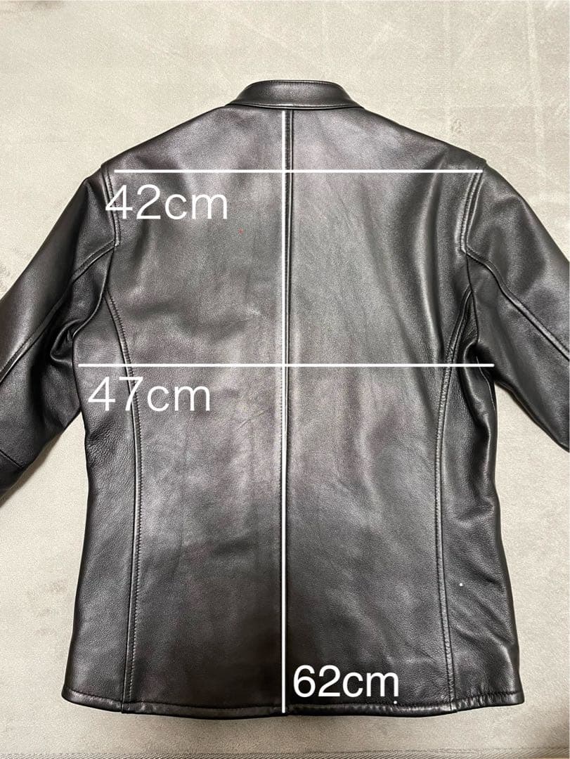 VANQUISH シングルライダースジャケット 革ジャン