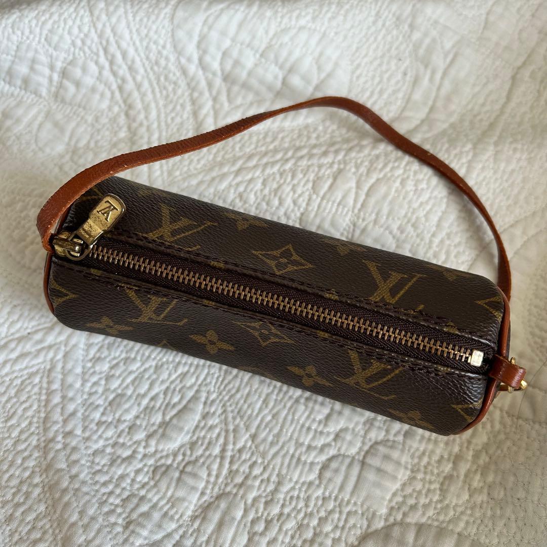 ルイヴィトン モノグラム 旧型 パピヨン30 ハンドバッグ ミニポーチ付き