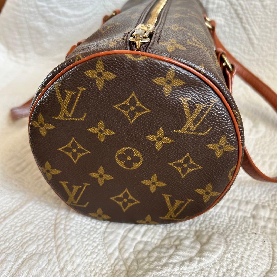 ルイヴィトン モノグラム 旧型 パピヨン30 ハンドバッグ ミニポーチ付き