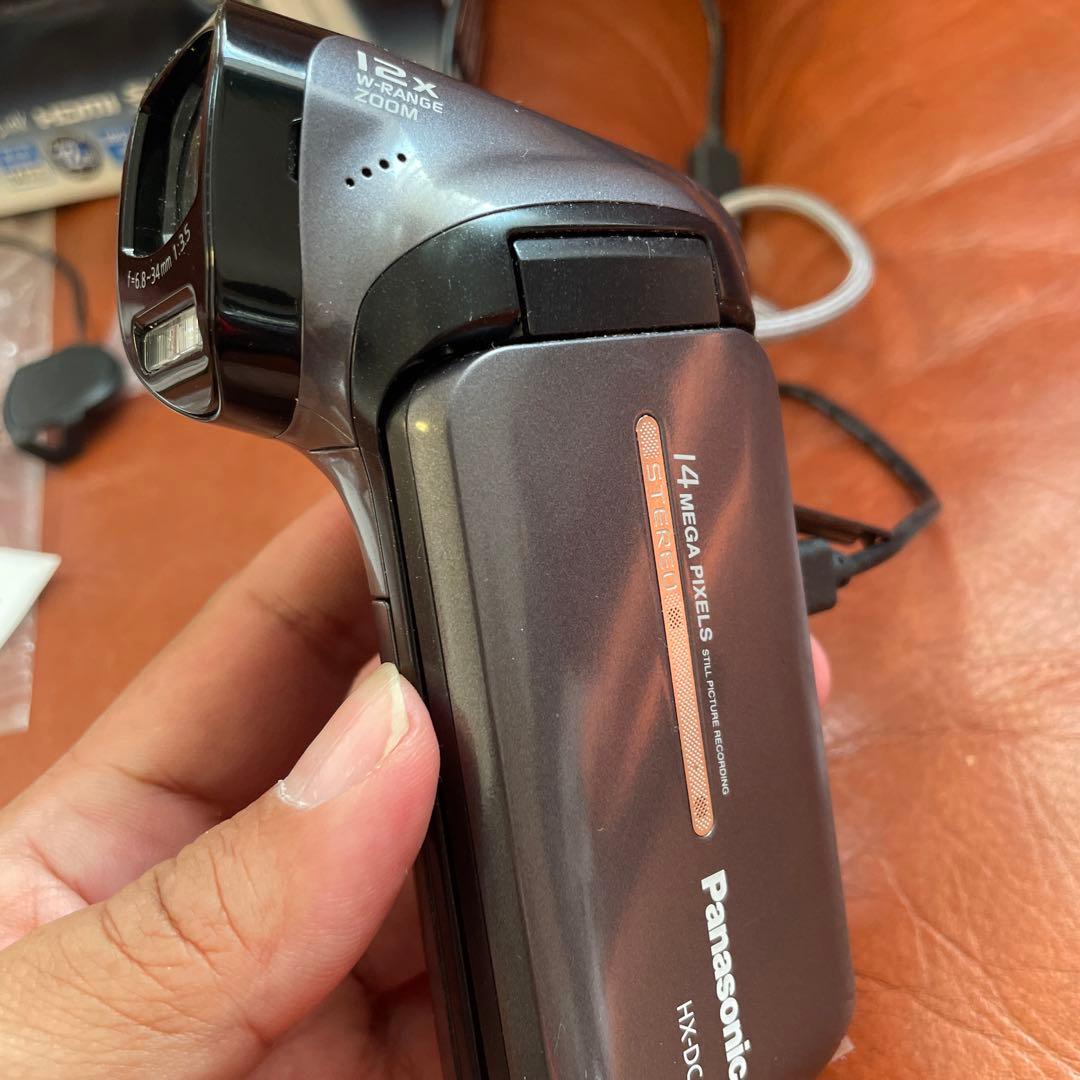【美品】Panasonic HX-DC1 グレー　ビデオカメラ