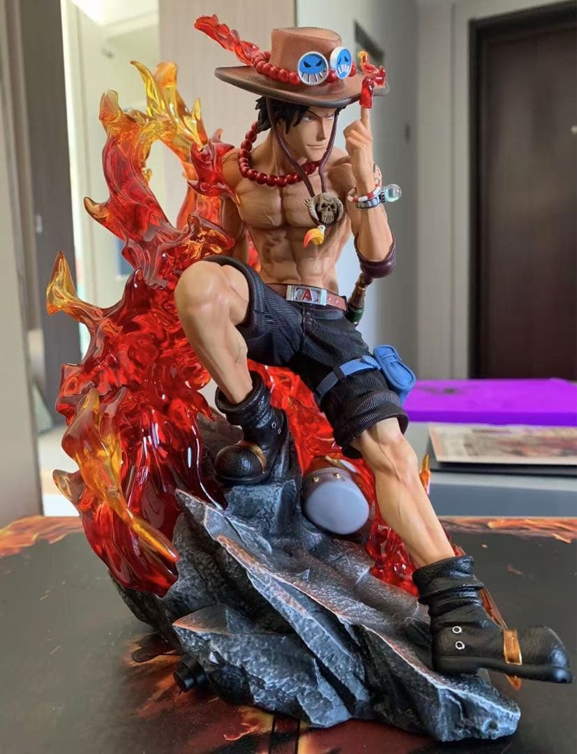 ワンピース 火拳のエース ガレージキット ガレキ スタチューX⑩