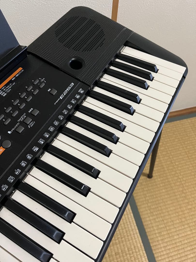 YAMAHA 電子ピアノ 電子キーボード PSR-E253 専用スタンド付き