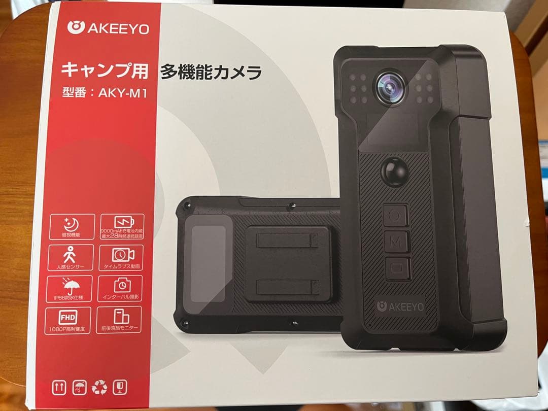 美品　AKEEYO AKY-M1 キャンプ用多機能カメラ