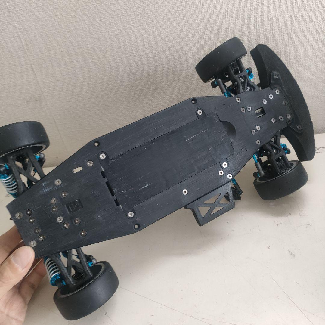 タミヤTA06シャーシ、オプション装備、日産GTRボディ付き