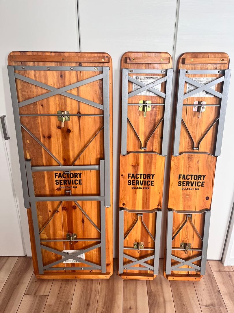 【ダルトン】　ベンチ×2　テーブル　130サイズ　3点セット